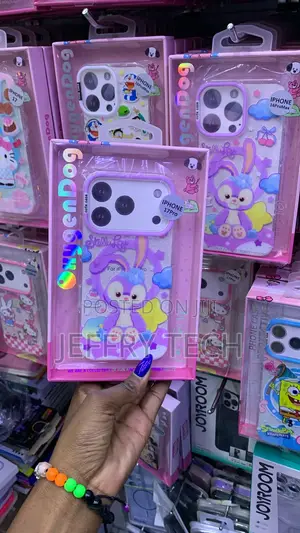 Hello Kitty Themed Glitter Phone Designed for the iPhone 15 Pro Max