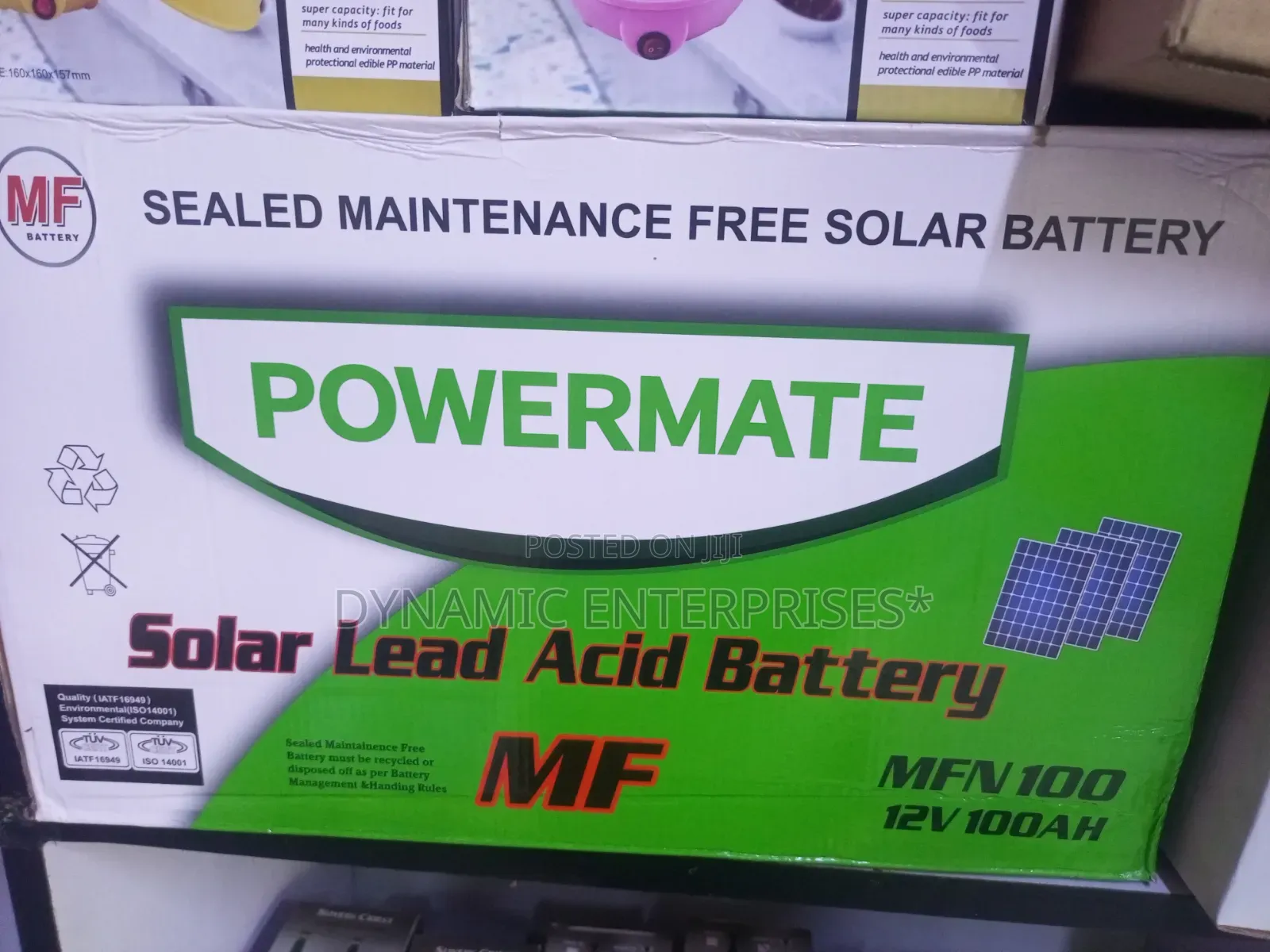 100Ah Powermate Solar Lead Acid Battery