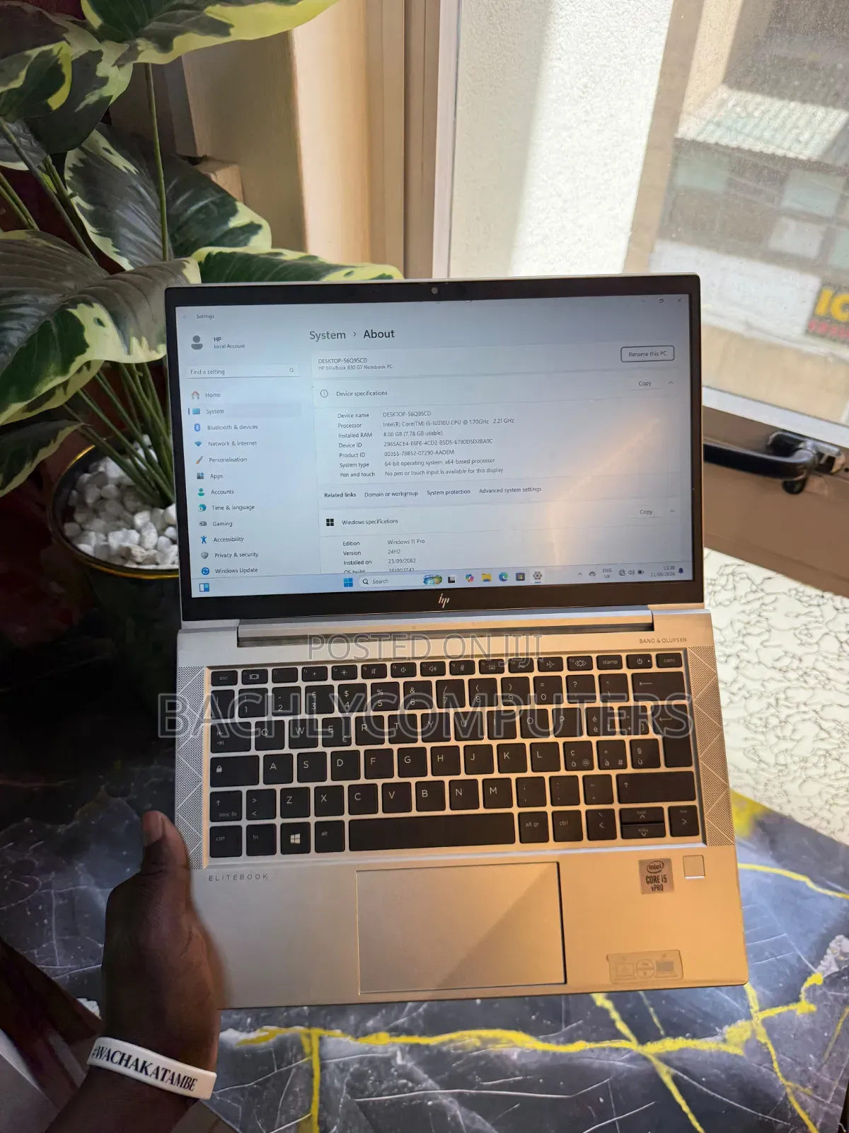 Laptop HP EliteBook 830 G7 8GB Intel Core i5 SSD 256GB