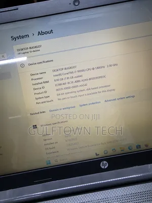 Laptop HP 15s 8GB Intel Core i7 HDD 500GB