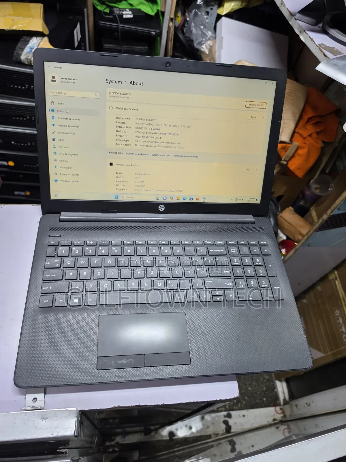 Laptop HP 15s 8GB Intel Core i7 HDD 500GB