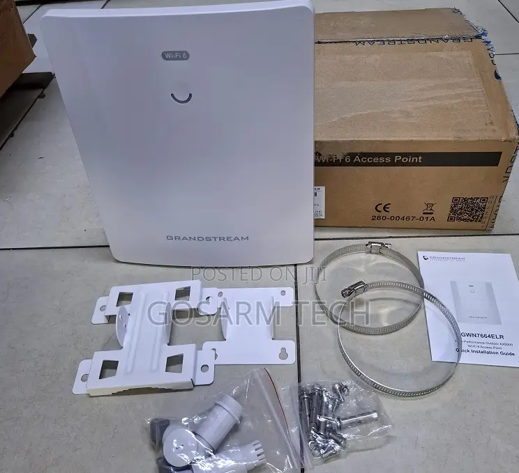 Grandstream GWN7664ELR Outdoor Wi-Fi 6 Access Point Extended Coverage