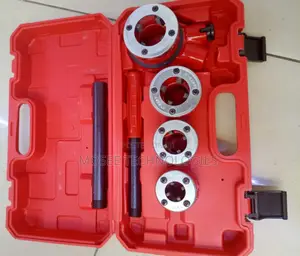 Professional 4-Die Pipe Threading Kit