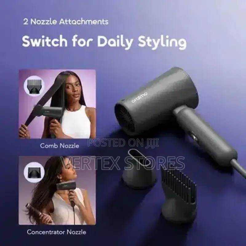 Oraimo SwiftDry 2 Foldable 800W Efficient Hair Dryer -OHD-210N