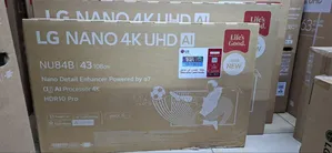 5% Welcome discountNew
43 Inch LG NANO AI NU84 Smart TV 2026
