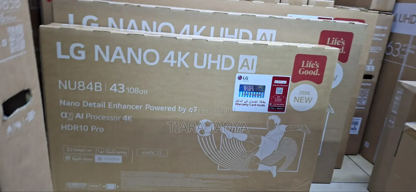 5% Welcome discountNew
43 Inch LG NANO AI NU84 Smart TV 2026