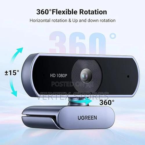 Ugreen Cm678 Full Hd (1080p) USB Hd Webcam With Microphone Webcam