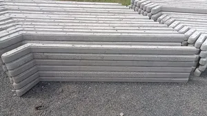 8ft Straight Fence Post