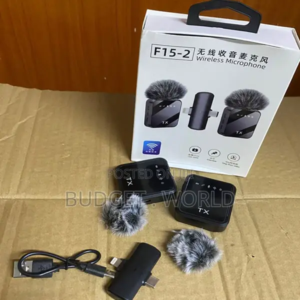 iPhone/Android/Type C F15-2 Wireless Collar Microphone
