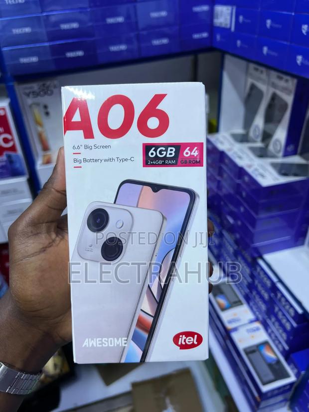 New Itel A06 64 GB Black - main view