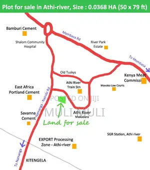 Prime Commercial Plot in Athi-River, Makadara.