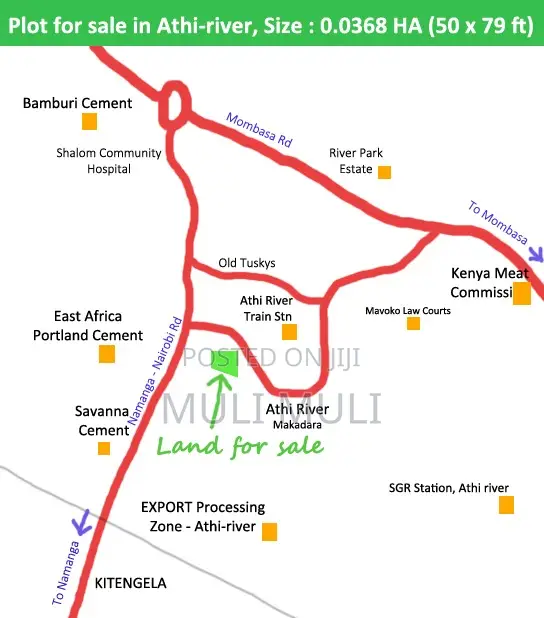 Prime Commercial Plot in Athi-River, Makadara.