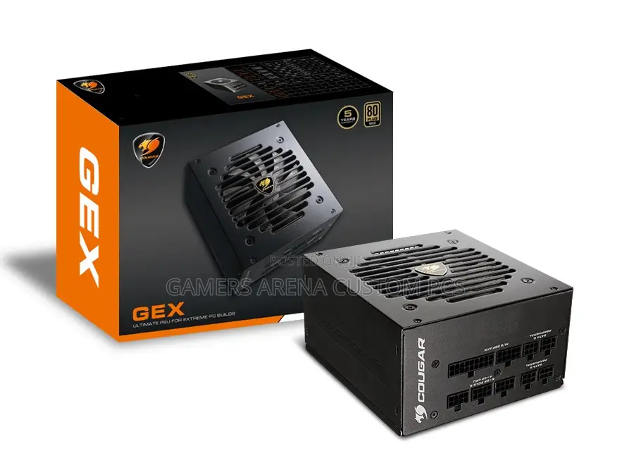 Cougar GEX 650W 80 Plus Gold Fully Modular ATX Power Supply Psu