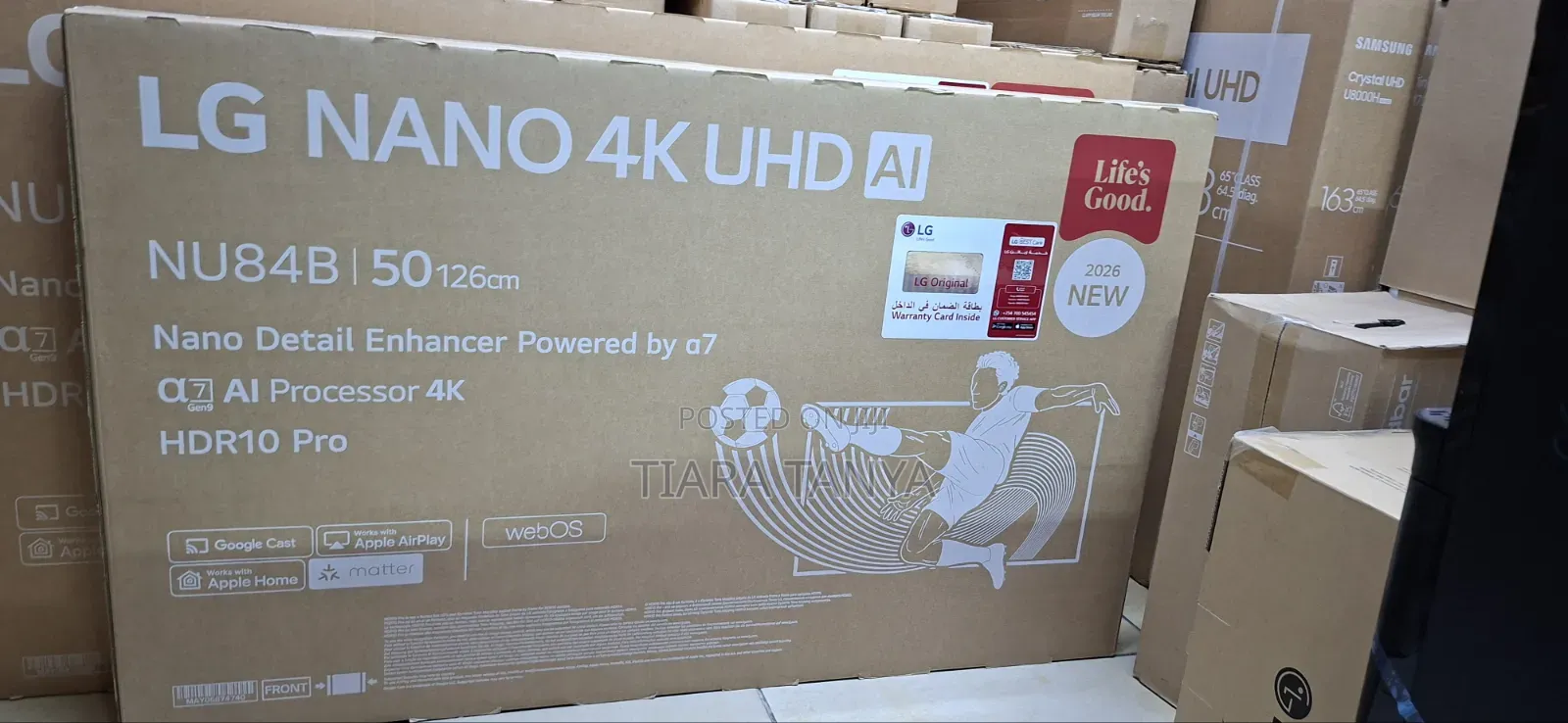 LG 50 Inch Nano Ai Nu84 Smart TV 2026