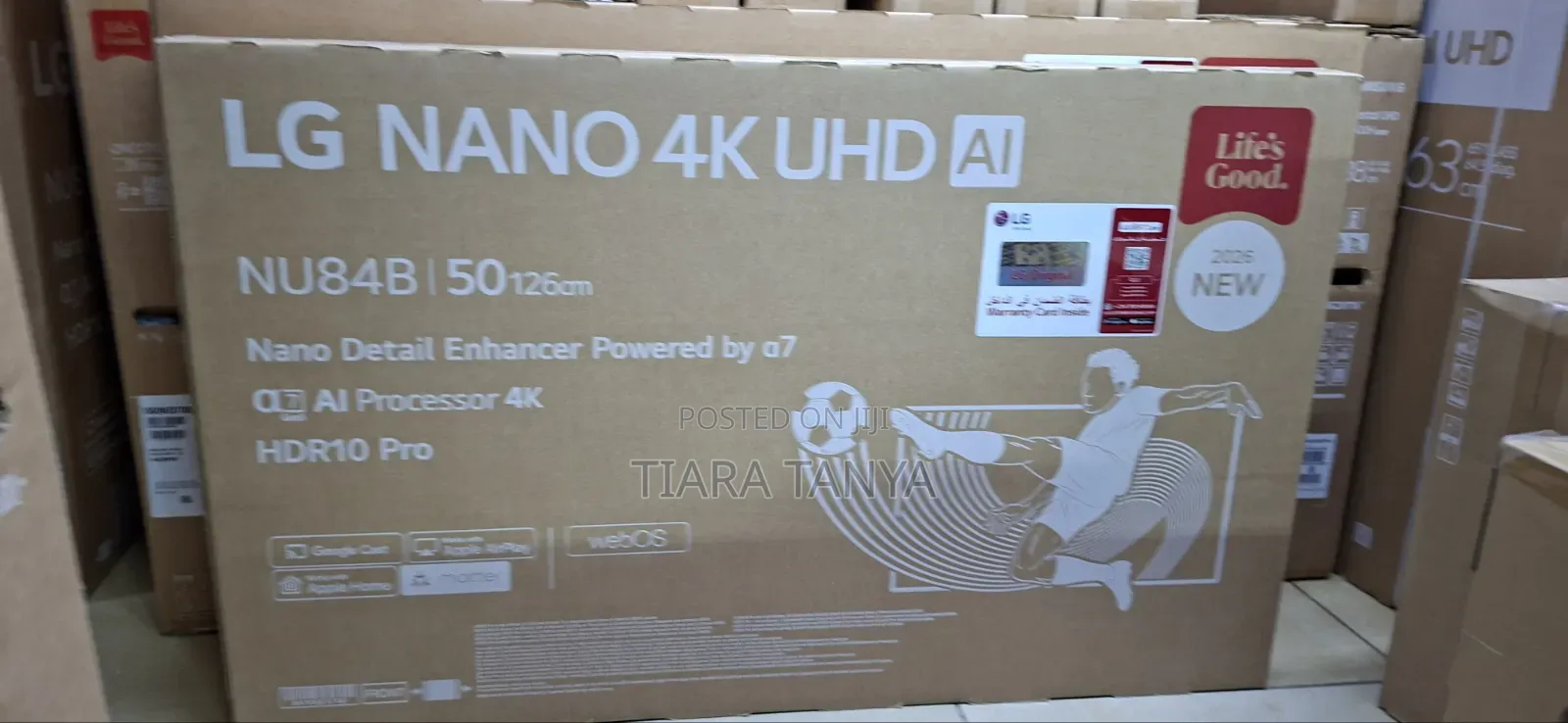 LG 50 Inch Nano Ai Nu84 Smart TV 2026