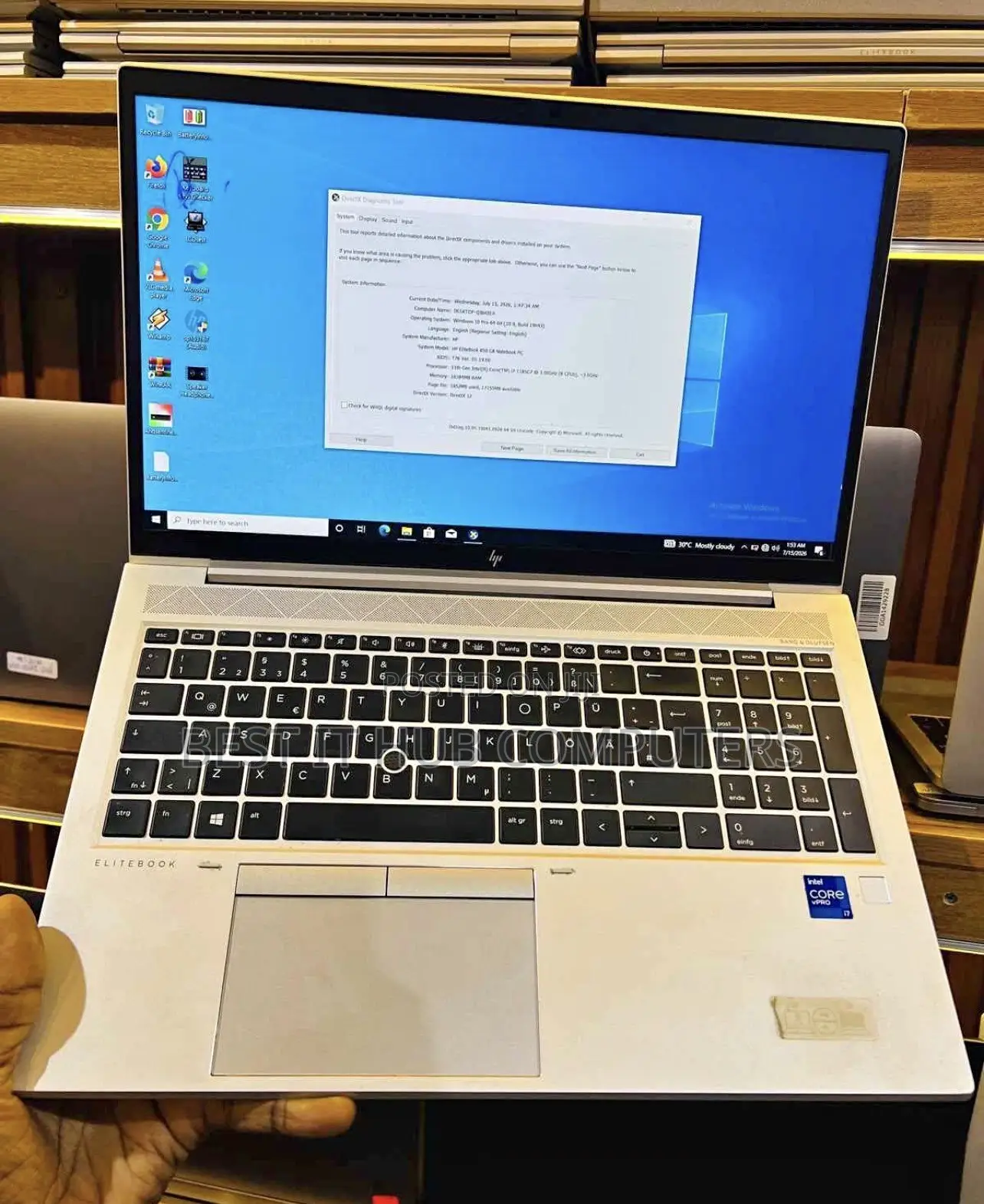 Laptop HP EliteBook 850 G8 16GB Intel Core i7 SSD 512GB