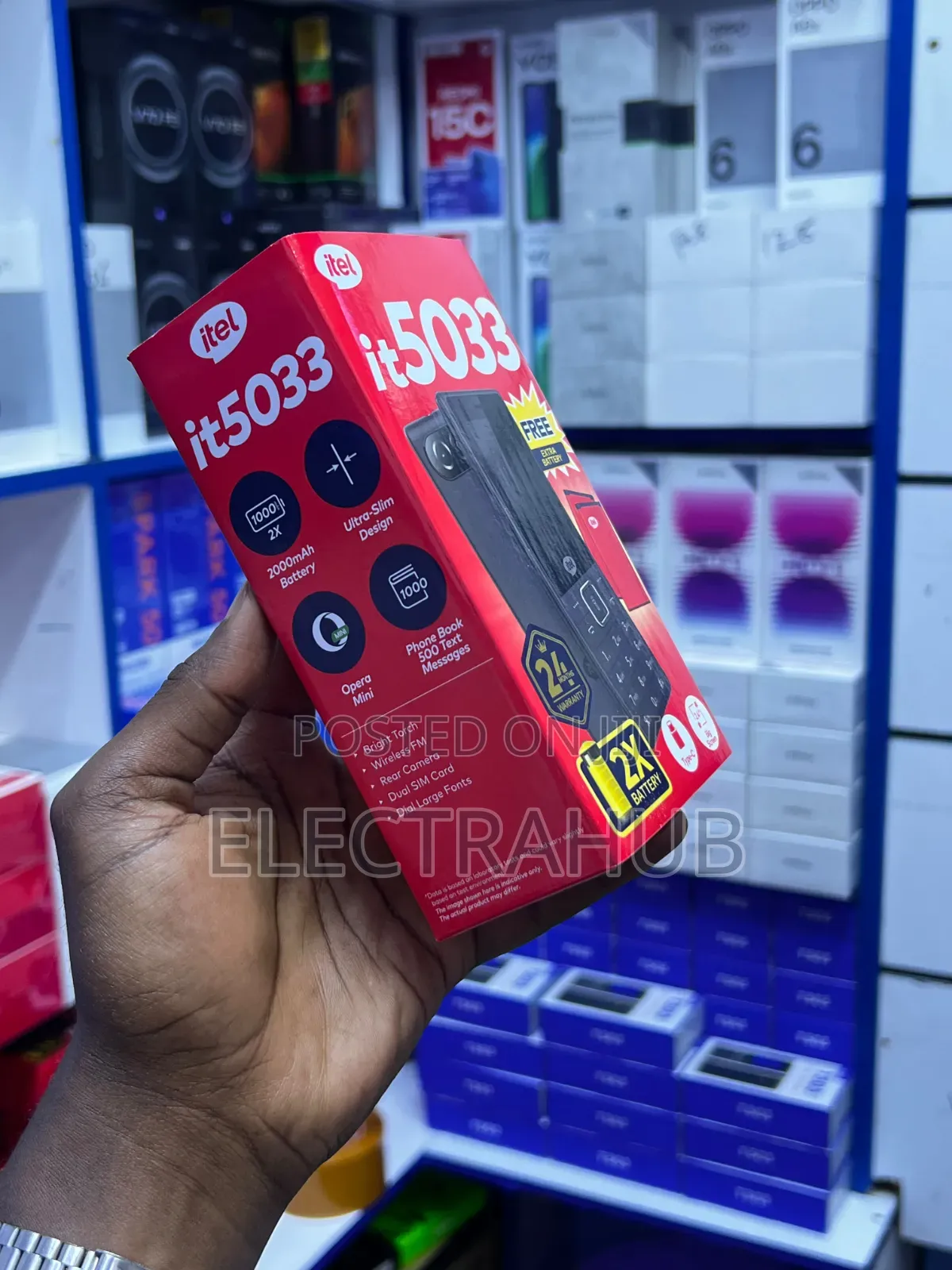 New Itel IT5023 Black