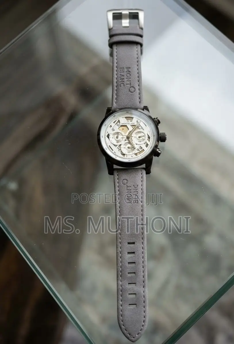 Montblanc Timewalker Grey Skeleton Chronograph.