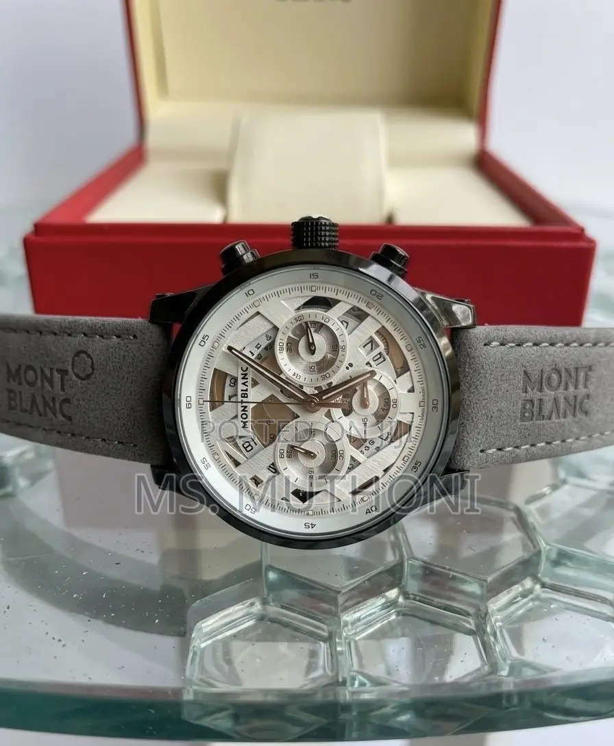Montblanc Timewalker Grey Skeleton Chronograph.