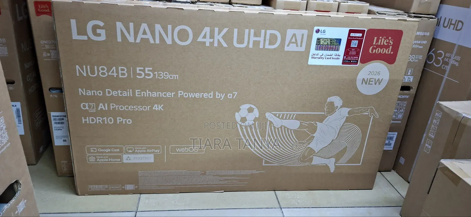 LG 55NU840B6LA NANO Smart TV 55 Inch Resolution Built-in Receiver