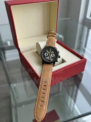  Genuine Leather Strap Montblanc Gents Skeleton Chronograph Watch