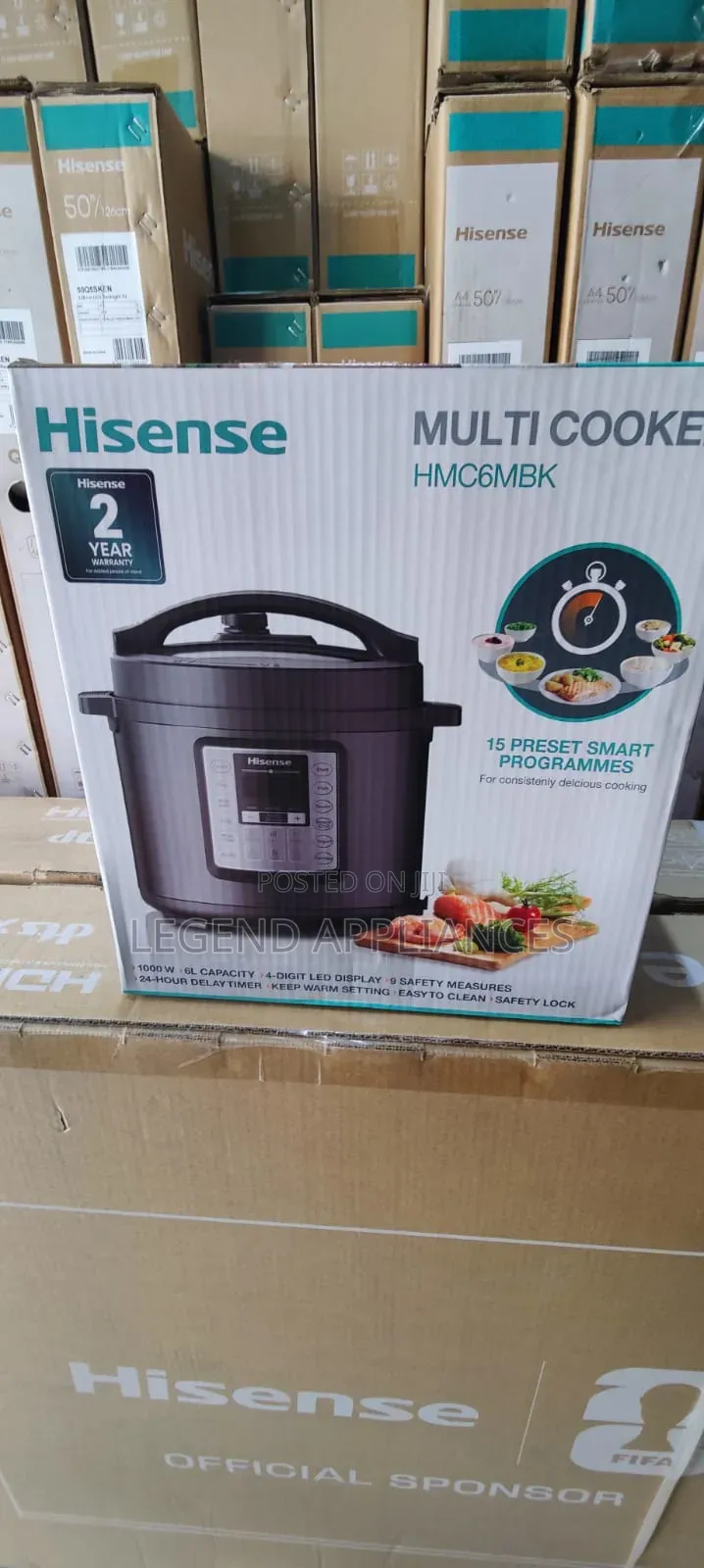 Hisense 6L Electric Pressure Cooker