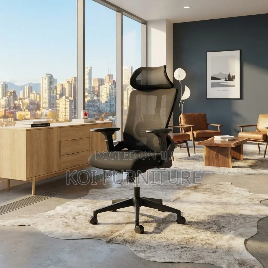 Office Chairs; Executive Ergonomic Office Seat in Lamar Style