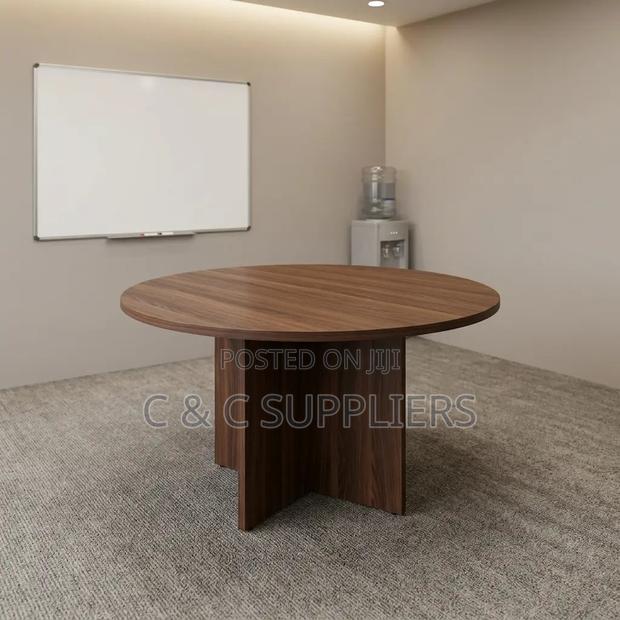 Round Customized Conference Table-1.2m - thumbnail 2