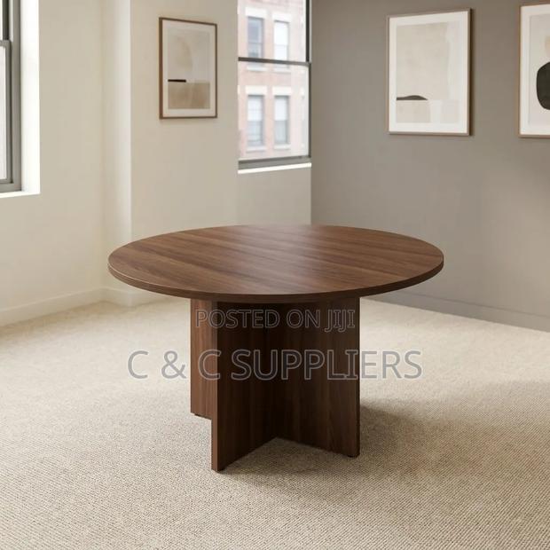 Round Customized Conference Table-1.2m - thumbnail 4
