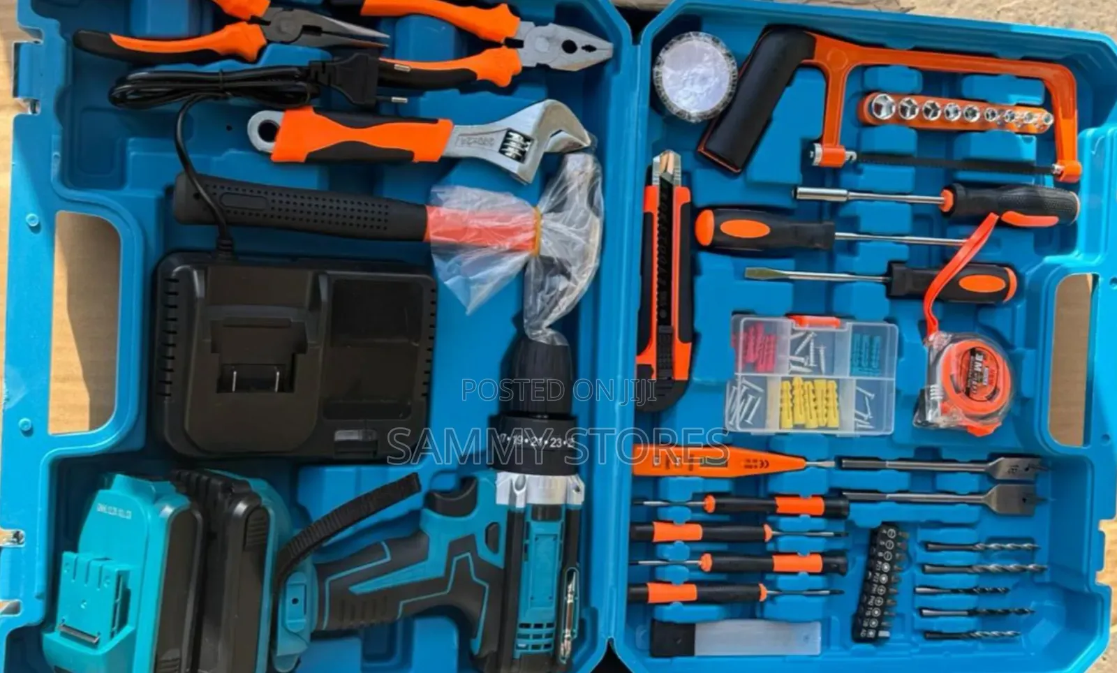 36V Cordless Drill Set With Batteries Accessories