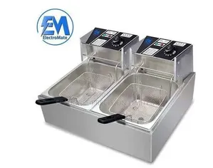 ElectroMate 12L Double Electric Deep Fryer