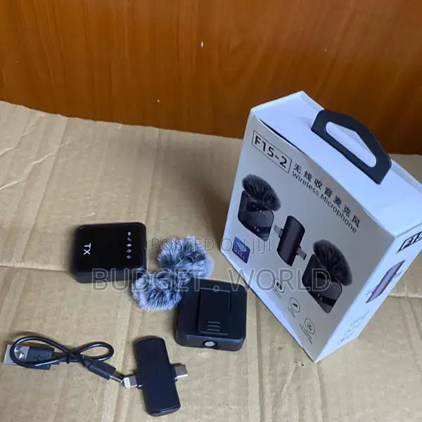 Handheld 20m Long Range F15-2 Wireless Plug Play Recording Vlogging