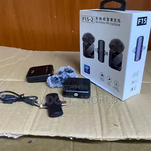 Plug and Play F15-2 Wireless Microphone Professional High Fidelity