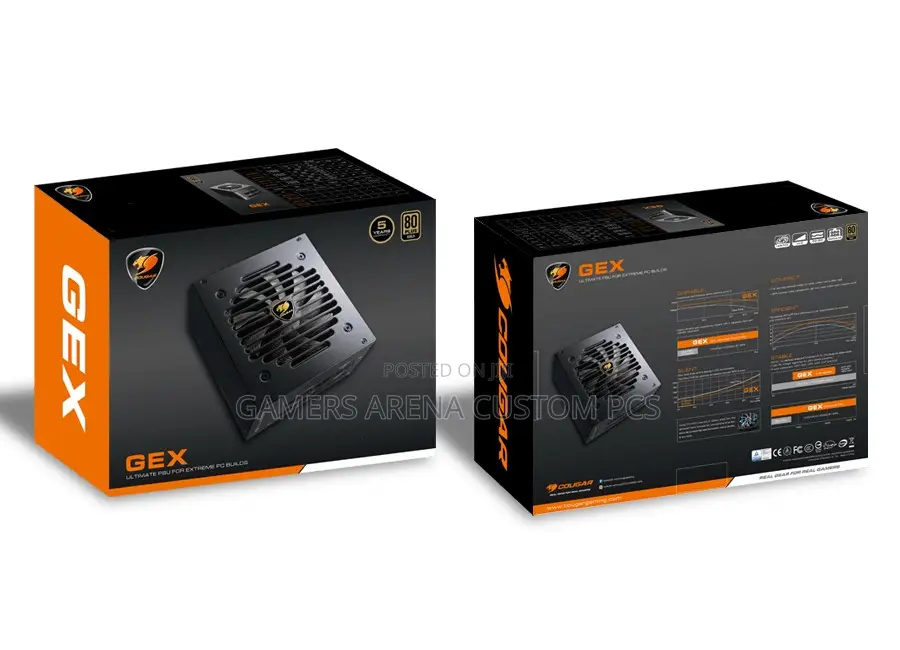 COUGAR GEX750 750W 80 Plus Gold Fully Modular ATX Power Supply
