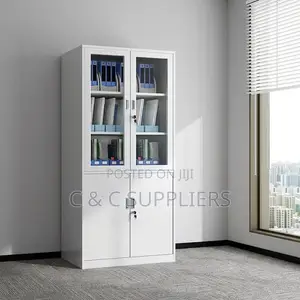 2-Door Lockable Storage Cabinet