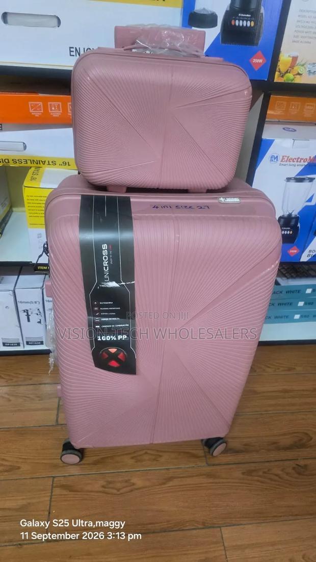2 IN 1 Rubber Suitcase