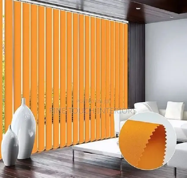 Vertical Window Blinds for Living Room Interior