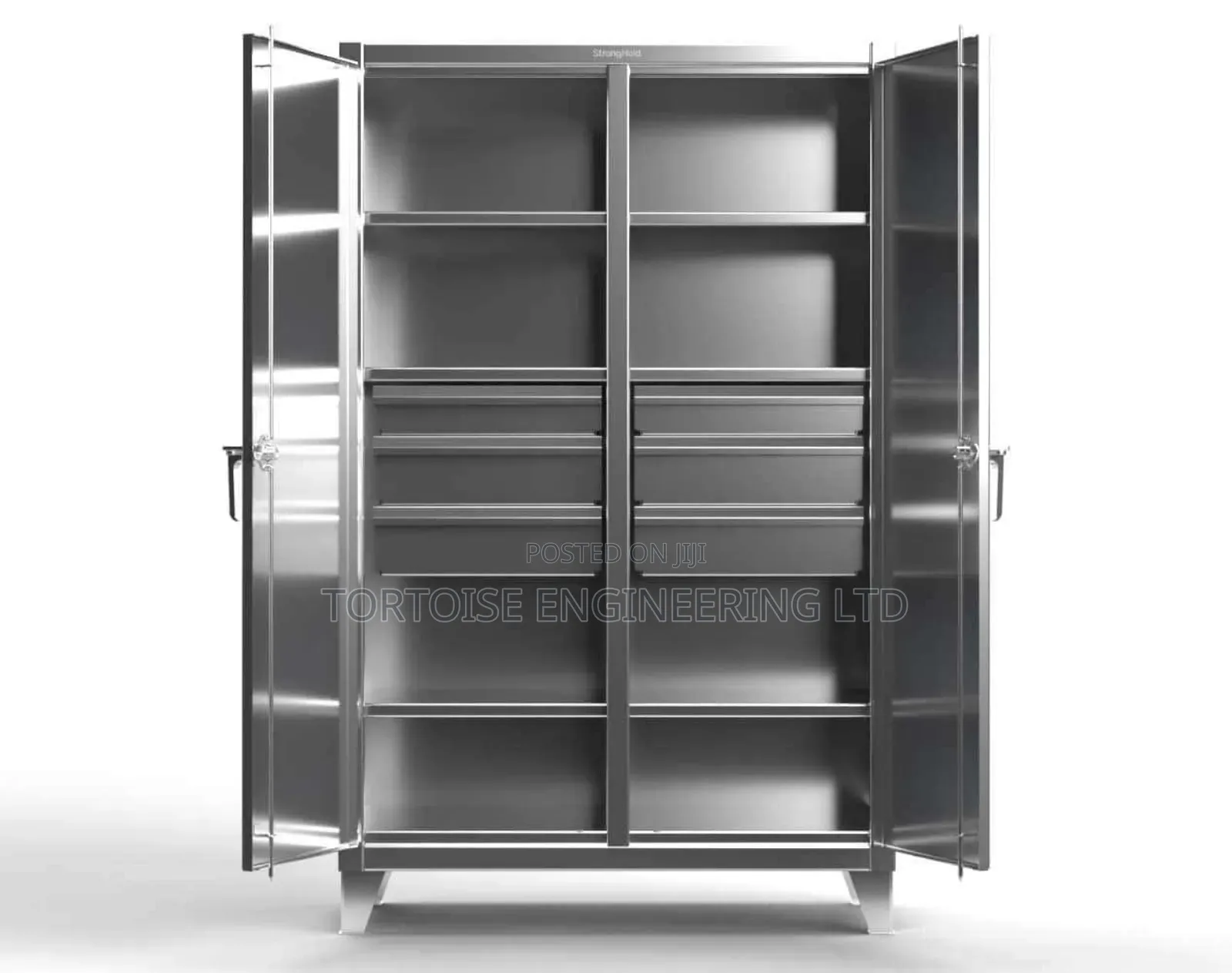Stainless Steel Kitchen or Storage Cabinet
