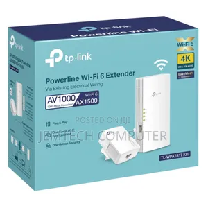 TP-Link AV1000 Gigabit Powerline AX1500 Wi-Fi 6 Kit - TL-WPA7817 KIT