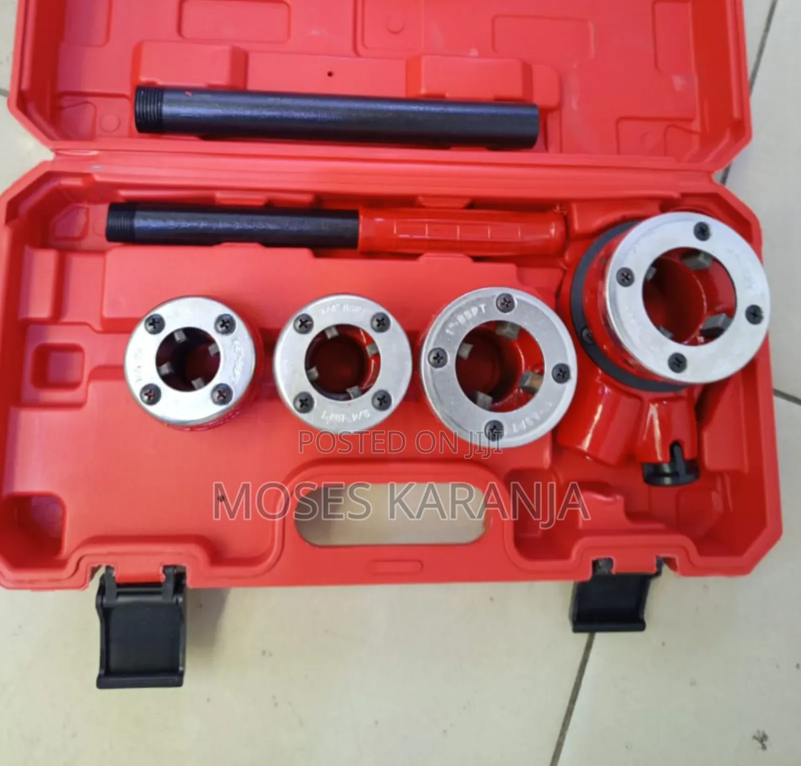 4-Piece Manual Pipe Threader Set