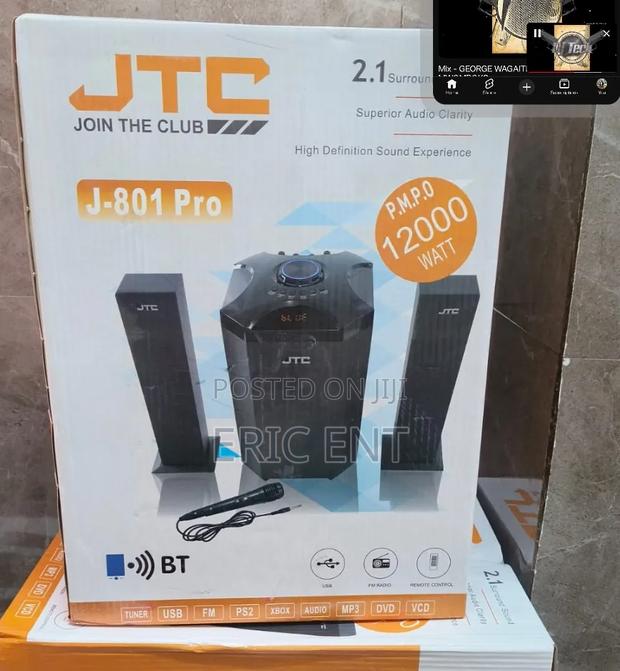JTC Mtungi 2.1ch Hometheatre-Bt/Fm/USB-12,000w-System