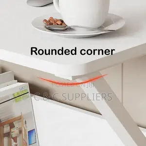 Study Desk With Built-in Bookshelf