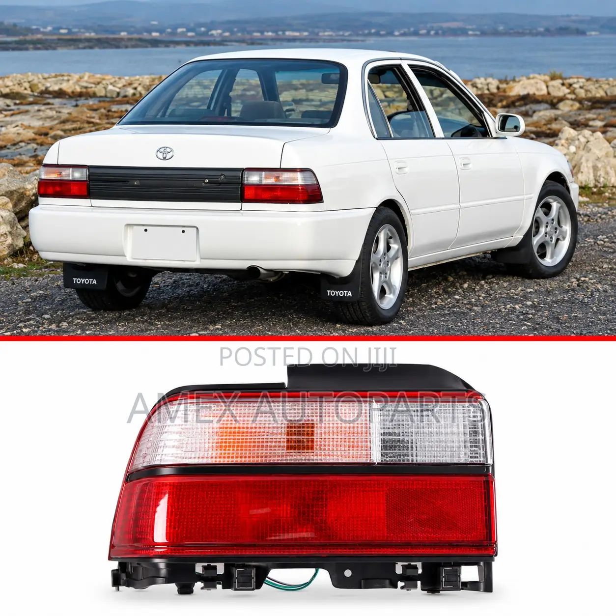 Tail Lamp Toyota Corolla Ae100 White 1992 - 1994