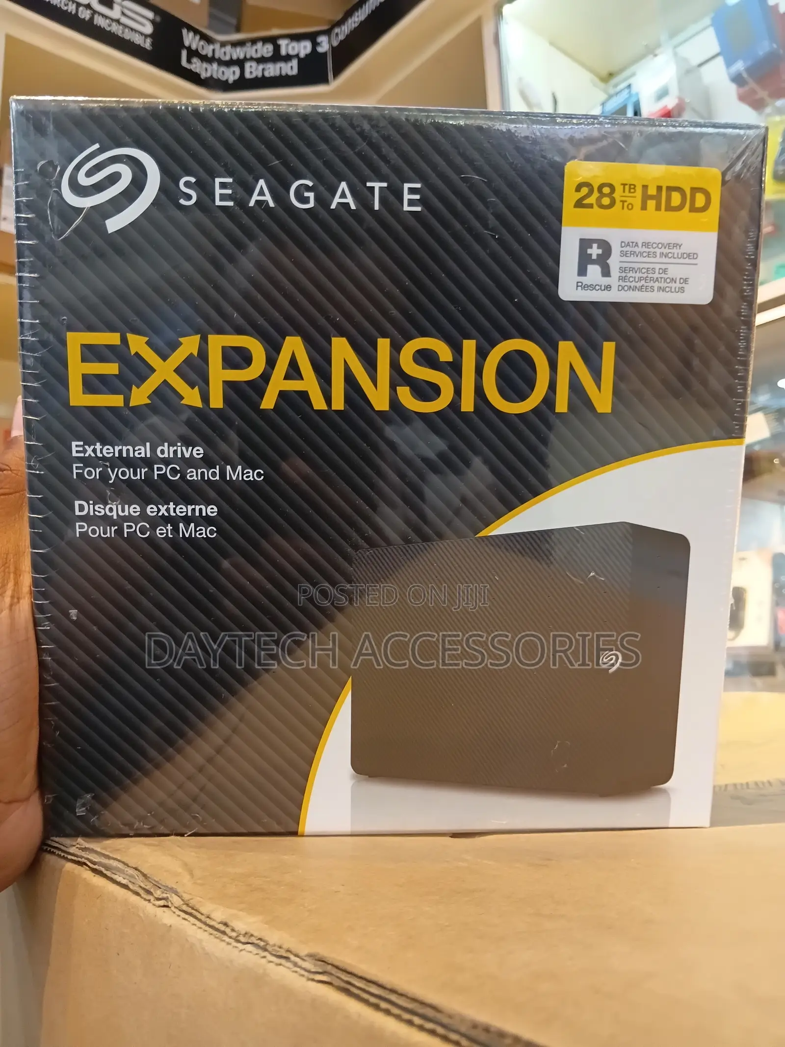 Seagate Expansion 28TB External Hard Drive USB 3.0 - Black