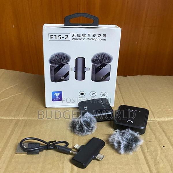 Lightweight Handheld Mic Long Range Clear F15-2Wireless Clip-on Design