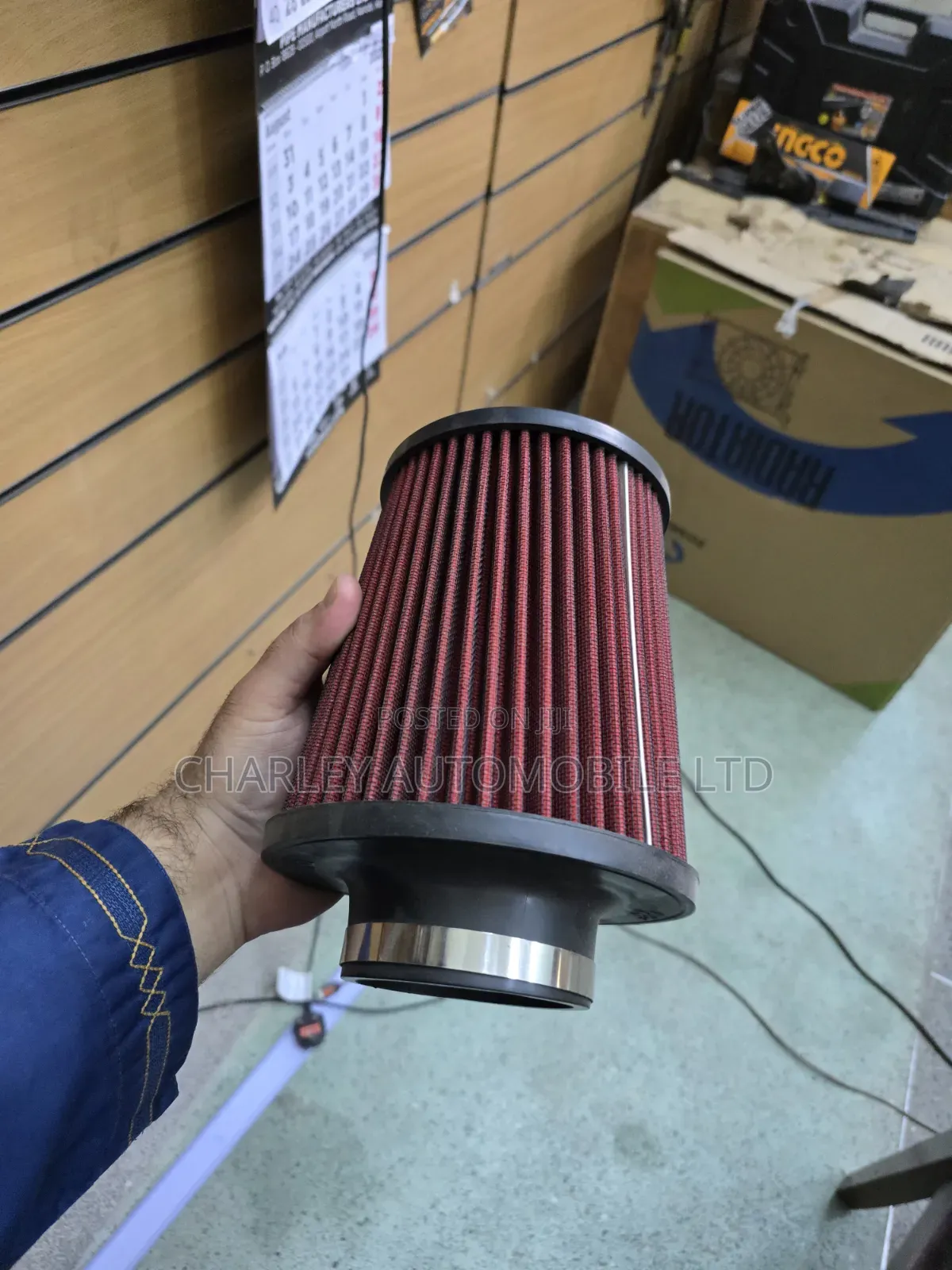K N Air Filter Cold Air Intake.
