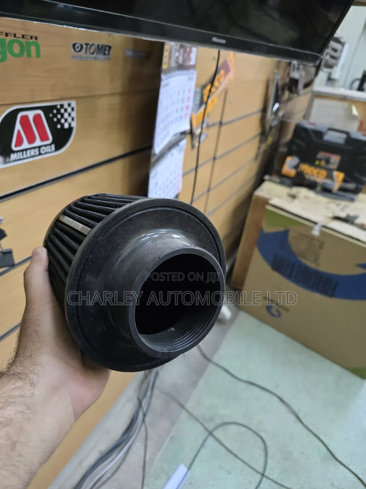 K N Air Filter Cold Air Intake.