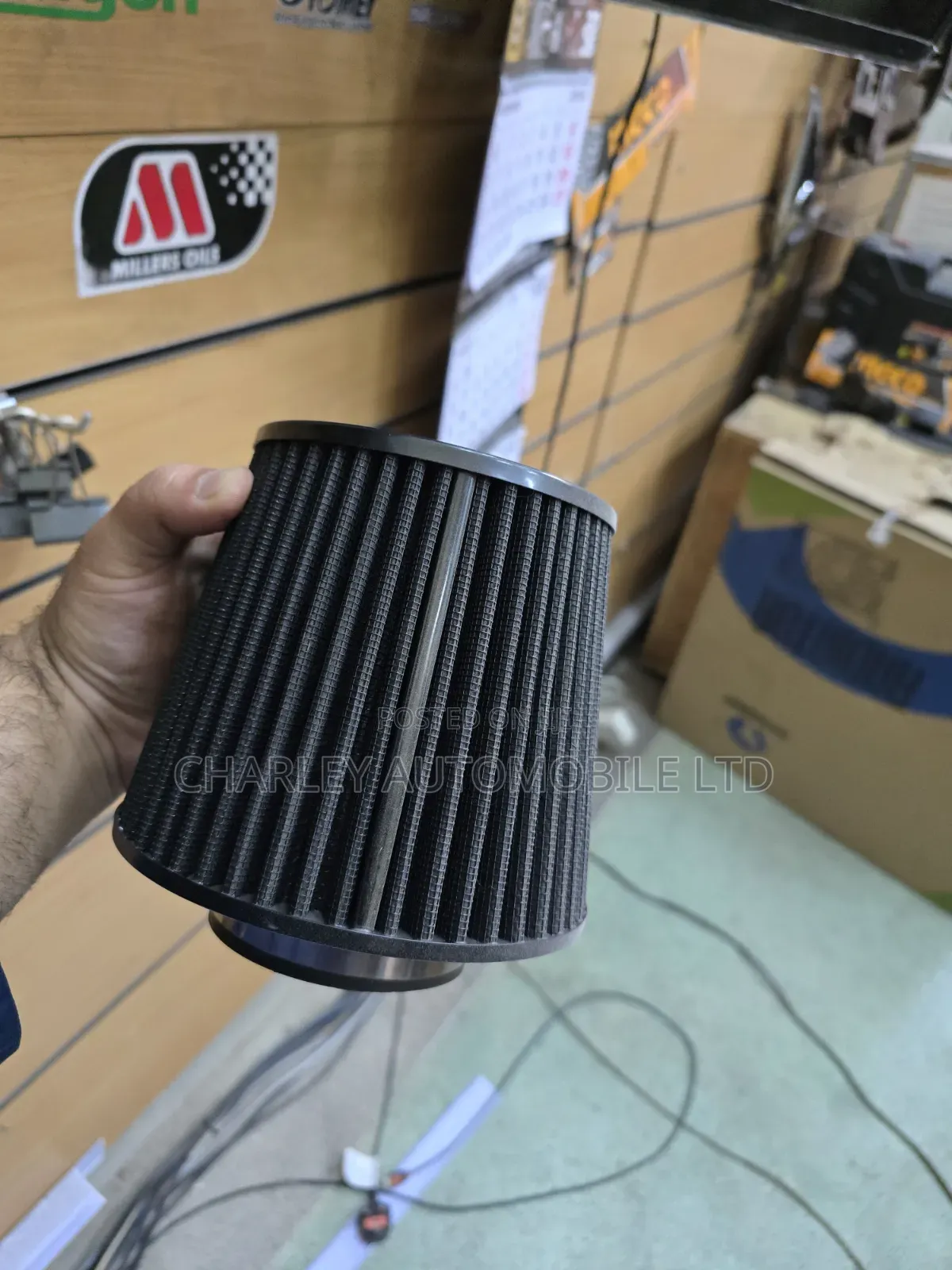 K N Air Filter Cold Air Intake.