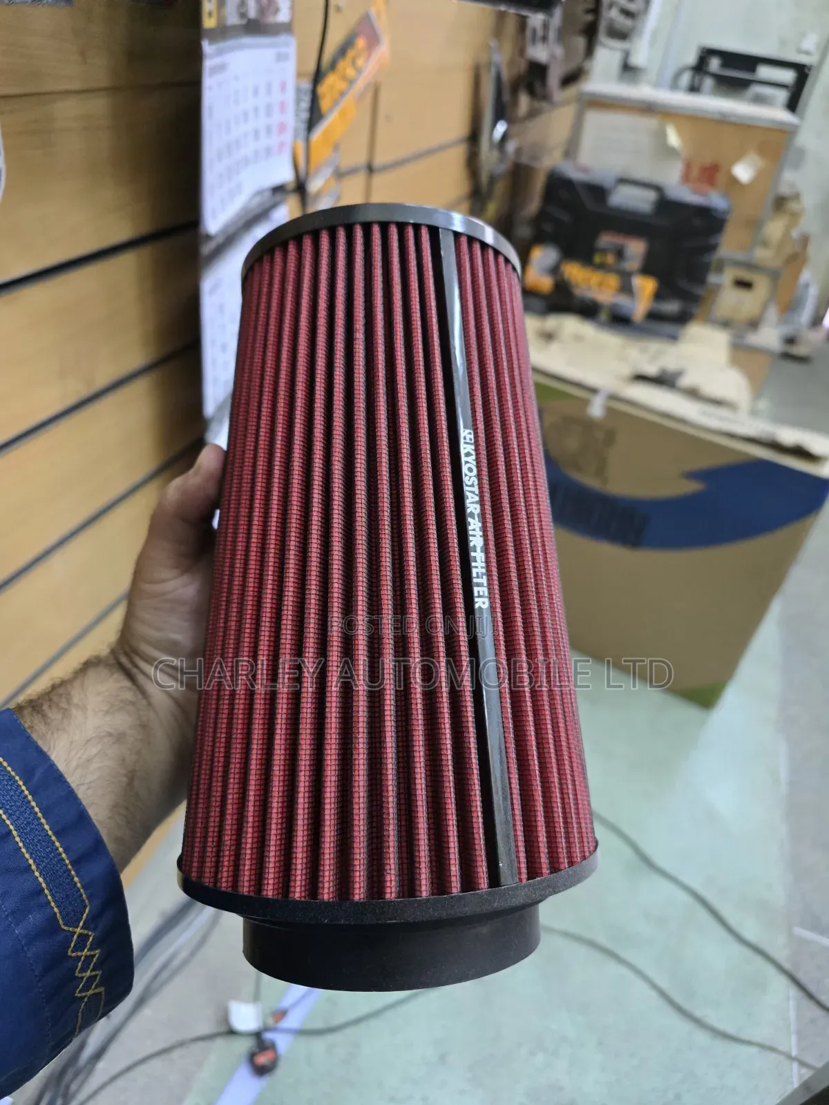 K N Air Filter Cold Air Intake.