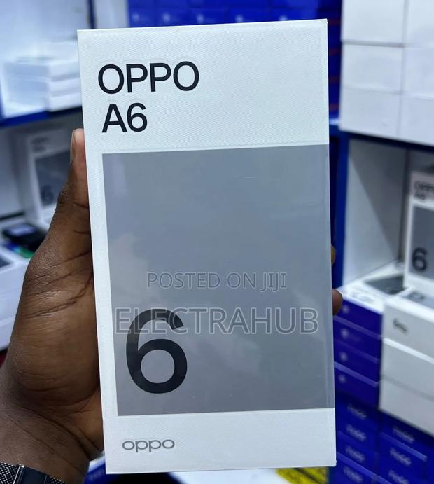 New Oppo A6 256 GB Black